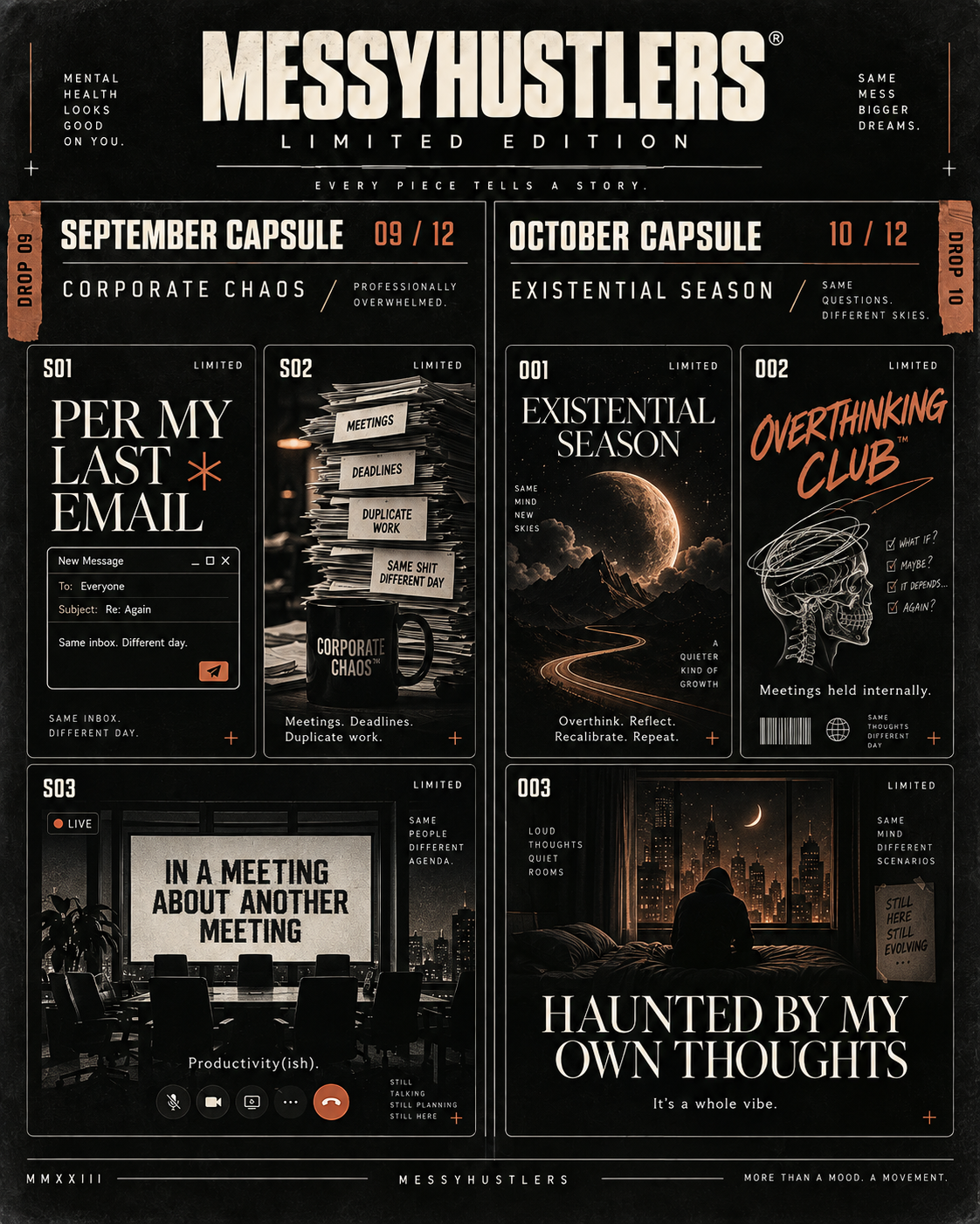 Existential Season October capsule concept artwork